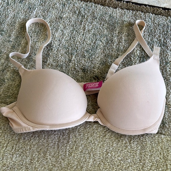 PINK Victoria's Secret Other - PINK Victoria's Secret Push Up Light Tan Bra